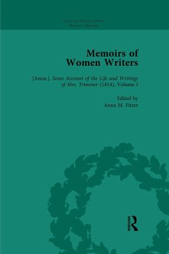 Memoirs of Women Writers, Part I, Volume 3 (eBook, PDF) - Fitzer, Anna M; Walker, Gina Luria