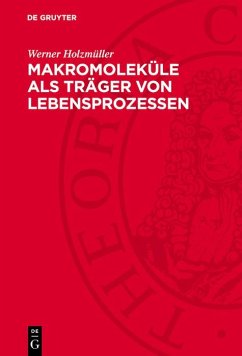 Cover Makromoleküle als Träger von Lebensprozessen (eBook, PDF)
