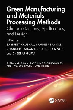 Cover Green Manufacturing and Materials Processing Methods (eBook, ePUB)
