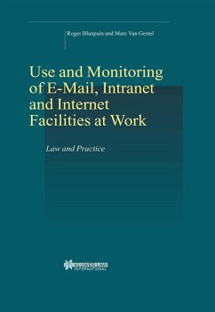 Use and Monitoring of E-mail (eBook, PDF) - Blanpain, Roger; Gestel, Marc van