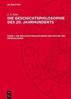 Cover Die Geschichtsphilosophie der Epoche des Imperialismus (eBook, PDF)