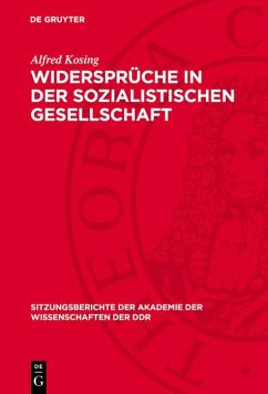 Cover Widersprüche in der sozialistischen Gesellschaft (eBook, PDF)