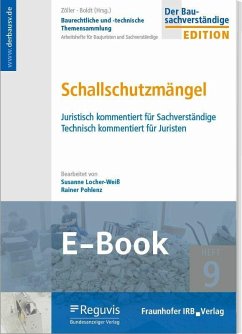 Cover Schallschutzmängel (E-Book) (eBook, PDF)