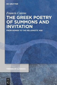Cover The Greek Poetry of Summons and Invitation (eBook, ePUB)