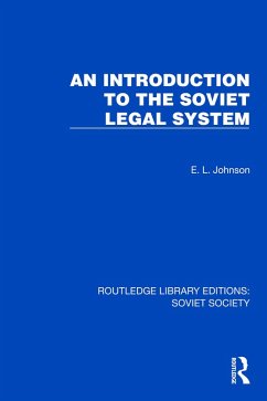 Cover An Introduction to the Soviet Legal System (eBook, ePUB)