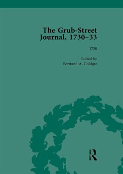 The Grub Street Journal, 1730-33 Vol 1 (eBook, PDF) - Goldgar, Bertrand A