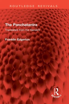 The Panchatantra (eBook, PDF) - Edgerton, Franklin