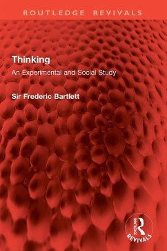 Thinking (eBook, ePUB) - Bartlett, Frederic