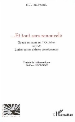 Cover Et tout sera renouvelé (eBook, PDF)