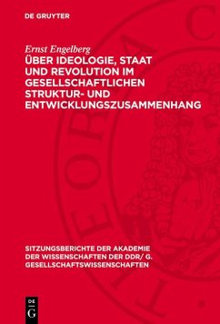 Cover Über Ideologie, Staat und Revolution im gesellschaftlichen Struktur- und Entwicklungszusammenhang (eBook, PDF)