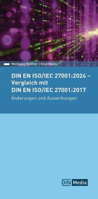 Cover DIN EN ISO/IEC 27001:2024 - Vergleich mit DIN EN ISO/IEC 27001:2017, Änderungen und Auswirkungen (eBook, PDF)
