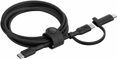 Belkin BOOST CHARGE 2-in-1 Kabel USB-C/Lig.1,5m sw.CAC003hq1.5MBK