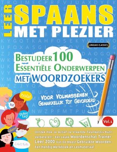 Cover LEER SPAANS MET PLEZIER - VOOR VOLWASSENEN