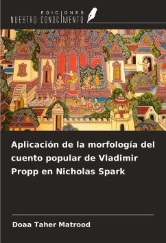 Cover Aplicación de la morfología del cuento popular de Vladimir Propp en Nicholas Spark