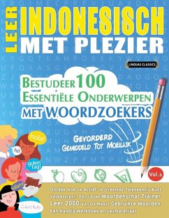 Cover LEER INDONESISCH MET PLEZIER - GEVORDERD