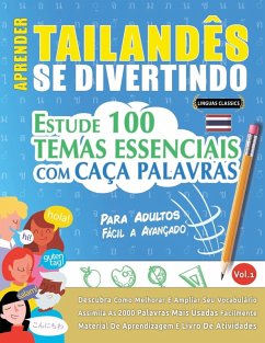 Cover APRENDER TAILANDÊS SE DIVERTINDO! - PARA ADULTOS