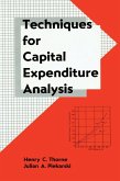 Techniques for Capital Expenditure Analysis (eBook, ePUB) Techniques for Capital Expenditure Analysis (eBook, ePUB)