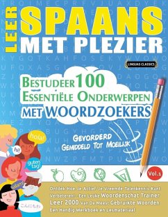 Cover LEER SPAANS MET PLEZIER - GEVORDERD