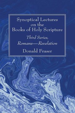 Synoptical Lectures on the Books of Holy Scripture (eBook, PDF)