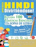 APRENDER HINDI DIVIRTIÉNDOSE! - PARA ADULTOS