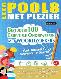 Cover LEER POOLS MET PLEZIER - VOOR BEGINNERS
