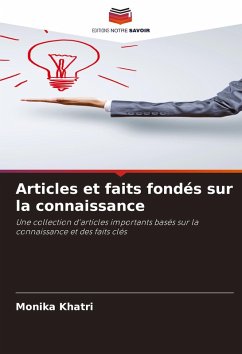 Cover Articles et faits fondés sur la connaissance