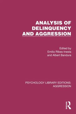Analysis of Delinquency and Aggression (eBook, PDF)
