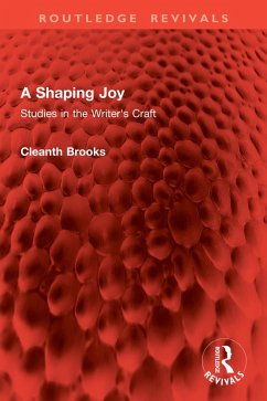 A Shaping Joy (eBook, ePUB) - Brooks, Cleanth