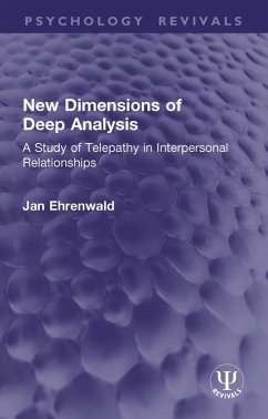 New Dimensions of Deep Analysis (eBook, PDF) - Ehrenwald, Jan