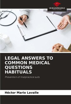 Cover LEGAL ANSWERS TO COMMON MEDICAL QUESTIONS HABITUALS