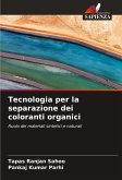 Tecnologia per la separazione dei coloranti organici Tecnologia per la separazione dei coloranti organici
