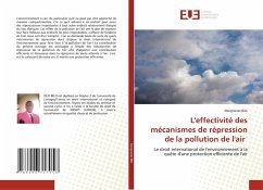 Cover L'effectivité des mécanismes de répression de la pollution de l'air
