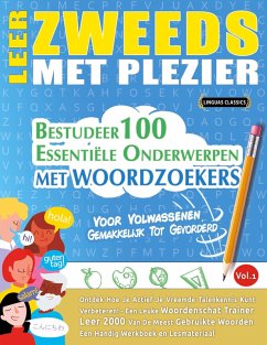 Cover LEER ZWEEDS MET PLEZIER - VOOR VOLWASSENEN