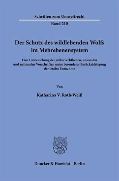 Cover Der Schutz des wildlebenden Wolfs im Mehrebenensystem