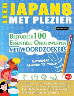 Cover LEER JAPANS MET PLEZIER - GEVORDERD