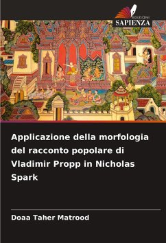 Cover Applicazione della morfologia del racconto popolare di Vladimir Propp in Nicholas Spark