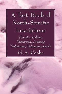 A Text-Book of North-Semitic Inscriptions (eBook, PDF)