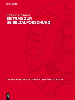 Cover Beitrag zur Geiseltalforschung (eBook, PDF)