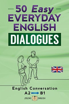 Cover 50 Easy Everyday English Dialogues - A2/B1 (eBook, ePUB)
