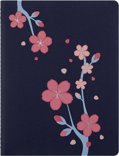 Cover Moleskine Sakura Cahier, XL, weicher Einband, gemischt (liniert, blanko, punktiert)