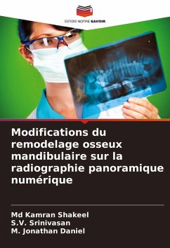 Cover Modifications du remodelage osseux mandibulaire sur la radiographie panoramique numérique