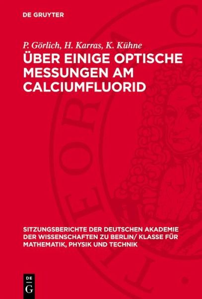 Über einige optische Messungen am Calciumfluorid (eBook, PDF)