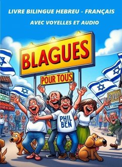 Cover BLAGUES POUR TOUS - Bilingues Hébreu-Français avec fichiers Audio (eBook, ePUB)