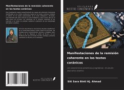 Cover Manifestaciones de la remisión coherente en los textos coránicos