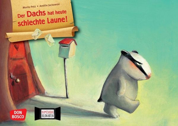 Der Dachs hat heute schlechte Laune. Kamishibai Bildkartenset Der Dachs hat heute schlechte Laune. Kamishibai Bildkartenset