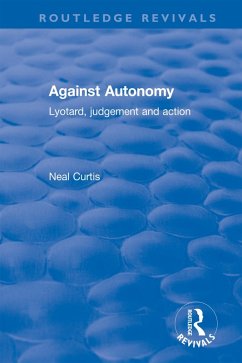 Cover Against Autonomy (eBook, PDF)