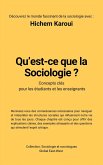 Qu'est-ce que la sociologie ? (Sociologie et sociologues) (eBook, ePUB)