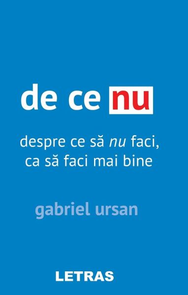 De Ce Nu (eBook, ePUB)