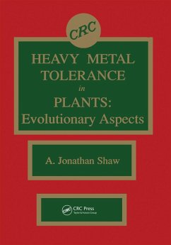 Heavy Metal Tolerance in Plants (eBook, ePUB) - Shaw, Jonathan