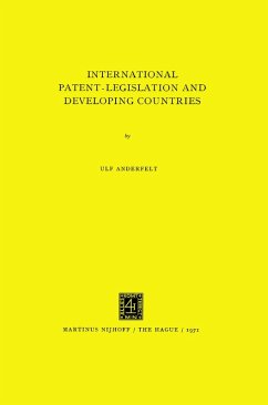 Cover International Patent-Legislation and Developing Countries (eBook, PDF)